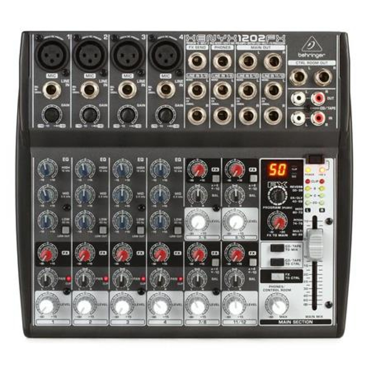 LojaVitrinne.com Mesa de Som Analógica de 12 canais Behringer