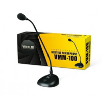 Microfone De Mesa Vokal Vmm100 Gooseneck Condensador