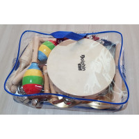 Kit Bandinha Dolphin Kids Percussão Infantil 10 Instrumentos
