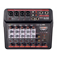 Mesa de som 6 canais SoundVoice - USB / Bluetooth / interface