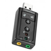 Interface Placa de Som USB Virtual 7.1