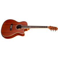 Violão Elétrico Aço Artístico Folk 102 (Natural Mahogany) - Di Giorgio