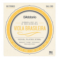 Encordoamento Viola Caipira Boiadeira Nickel Daddario (EJ82C)