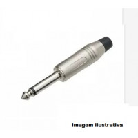 Plug Adaptador Mxt P10 Mono Niquelado Ponta Cobre