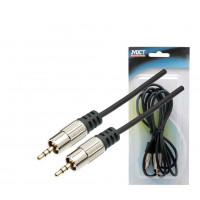 Cabo P2 P2 estéreo 1,50m gold MXT