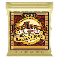 Cordas para Violão Earthwood Extra Light 80/20 Bronze Acoustic 010 Ernie Ball