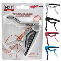 Capotraste Almínio Violão e Guitarra MXT MC-5001B Diversas Cores