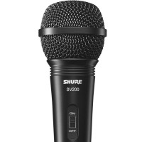 Microfone Dinâmico com Fio Shure (SV-200)