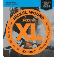 Corda Guitarra D'addario 7 Cordas 0.10  EXL110-7