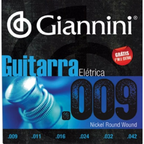 Encordoamento para Guitarra Giannini 0.09