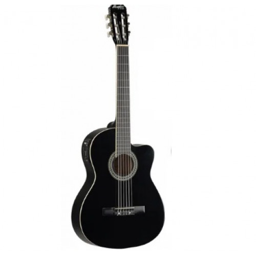 Violão Memphis Tagima Ac60 Nylon Elétrico - Preto 