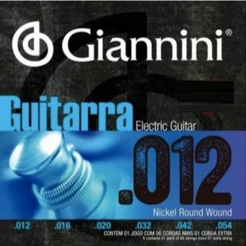 Encordoamento Giannini Guitarra 012