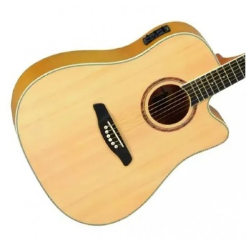 Violão Aço Eletrico Strinberg Le30c London Natural Fosco
