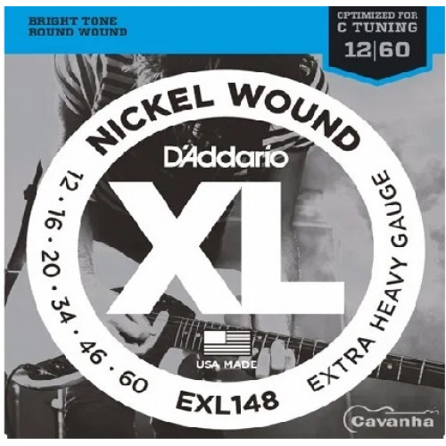 Encordoamento Guitarra Daddario D'addario 012 Extra Heavy