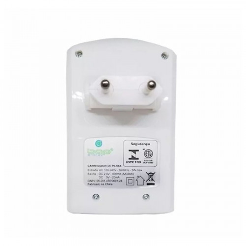 Carregador de pilhas e baterias BAP Energy -- AA, AAA e 9V -- Bivolt -- BAP-550