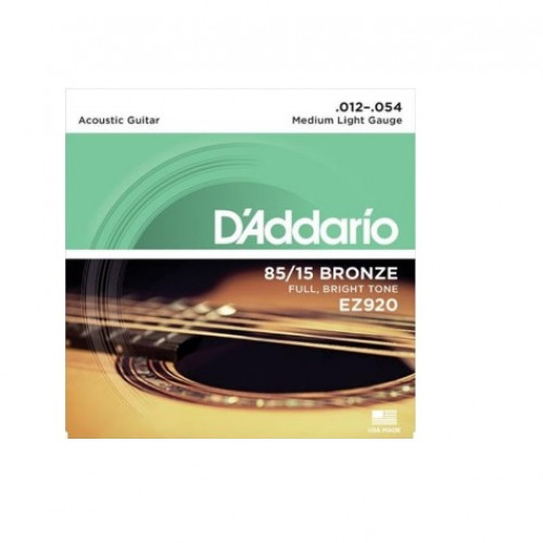 Corda Violão Aço D'addario 0.12 85/15 Bronze 