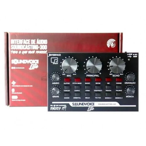 Interface de áudio Soundcasting 300