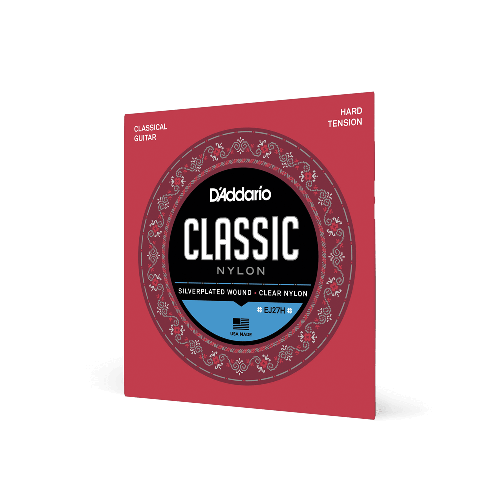 Encordoamento para Violão D'Addario EJ27H Classic Nylon Hard Tension