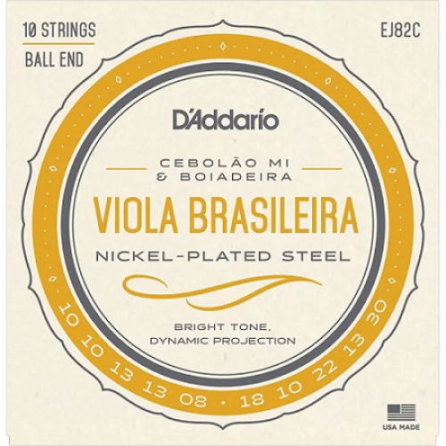 Encordoamento para Viola brasileira D'addario