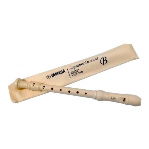 Flauta Doce Yamaha Barroca Soprano Yrs-24b