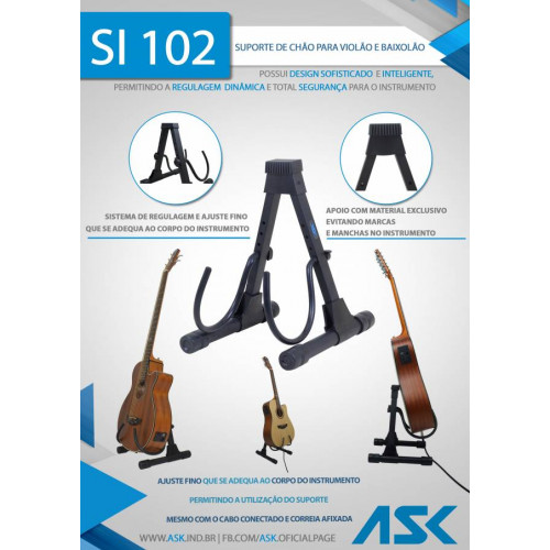 Suporte Para Violao Sl102 Ask