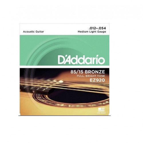 Corda Violão Aço D'addario 0.10 / 85/15 Bronze