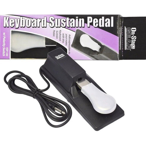 Pedal de Sustain (estilo Piano) para Teclado e Piano On Stage KSP 100