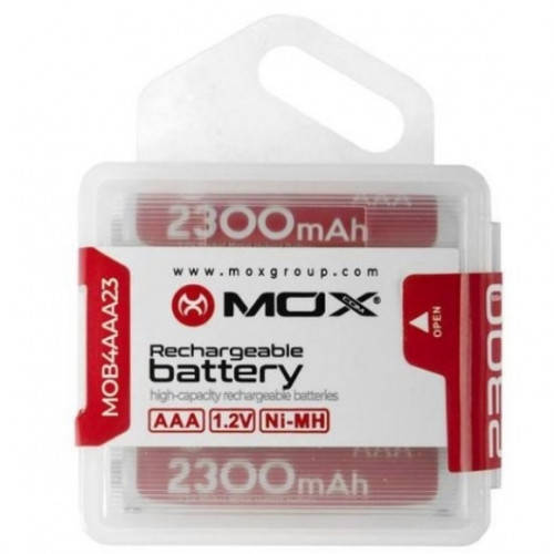 Pilha recarregável AAA 1.2v Mox 