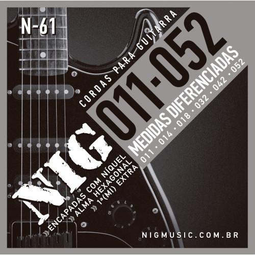 Encordoamento Guitarra .011 NIG (N-61)