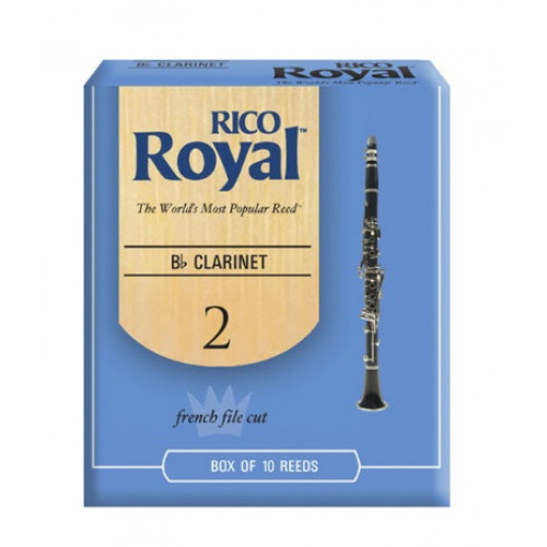 Palheta Rico Royal Para Clarinete Bb 2 Rcb1220 Unidade.