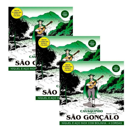 Encordoamento para Cavaco São Gonçalo