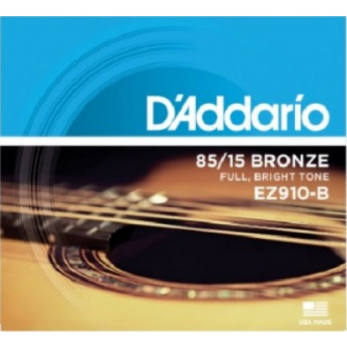 Encordoamento Violão Aço .011 1º mi Extra Daddario (EZ910-B)