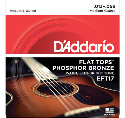 Encordoamento Para Violão Aço .013-.056 D'Addario