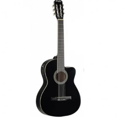 Violão Memphis Tagima Ac60 Nylon Elétrico - Preto 