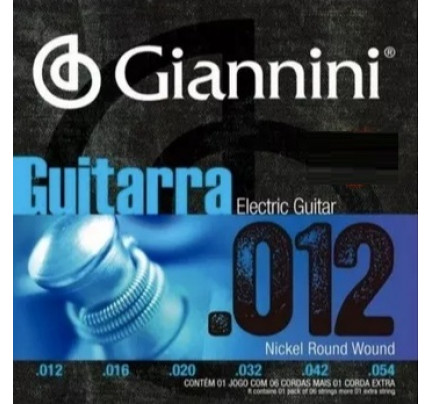 Encordoamento Giannini Guitarra 012