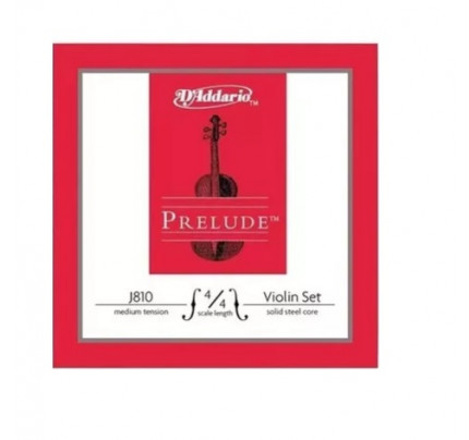 Encordoamento Cordas D Addario Prelude J810 Violin Set