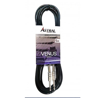 Cabo de instrumento 5 metros p10 Astral cables Venus series