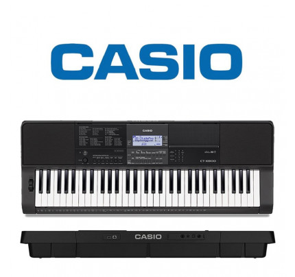 Teclado Casio 5 oitavas CT-X800 (tecla sensitiva / usb pen drive)