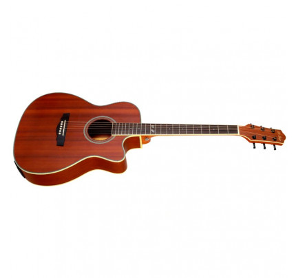 Violão Elétrico Aço Artístico Folk 102 (Natural Mahogany) - Di Giorgio