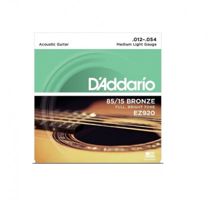 Corda Violão Aço D'addario 0.10 / 85/15 Bronze