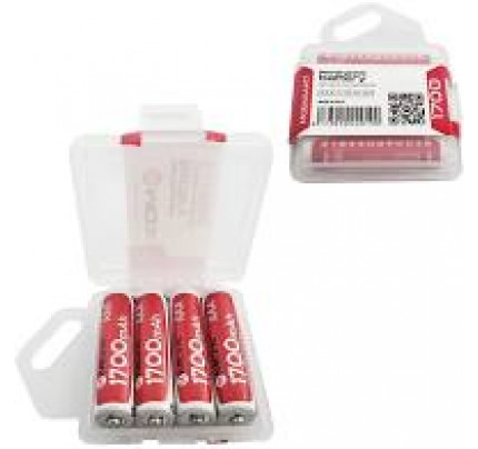 Pilha Mox Aa Recarregável 1,2v 2600 Mah Nimh 4 Pilhas