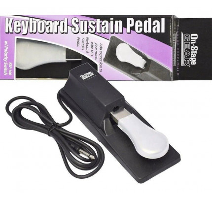 Pedal de Sustain (estilo Piano) para Teclado e Piano On Stage KSP 100