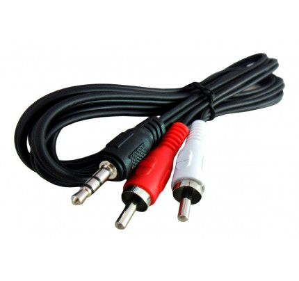 Cabo 2 Rca/ P2  stereo 1,80m MXT. 