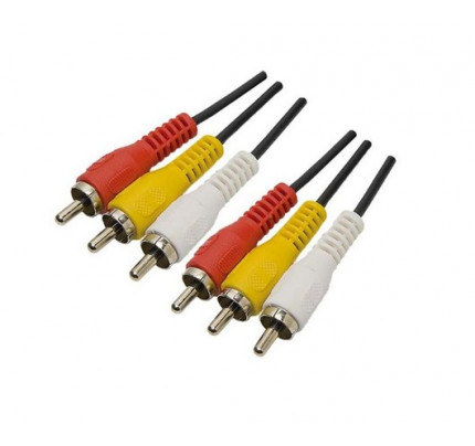 Cabo 3Rca/ 3Rca 1,80 Metros