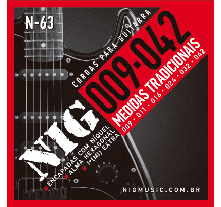 Encordoamento Guitarra .009 NIG (N-63)