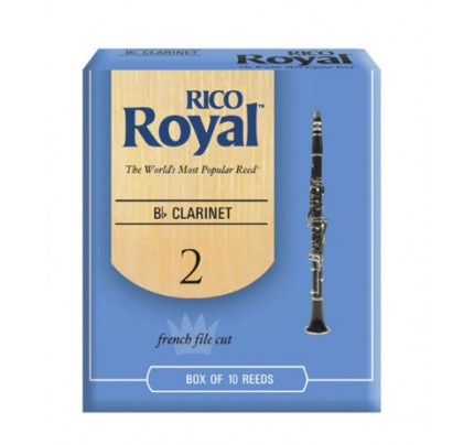 Palheta Rico Royal Para Clarinete Bb 2 Rcb1220 Unidade.