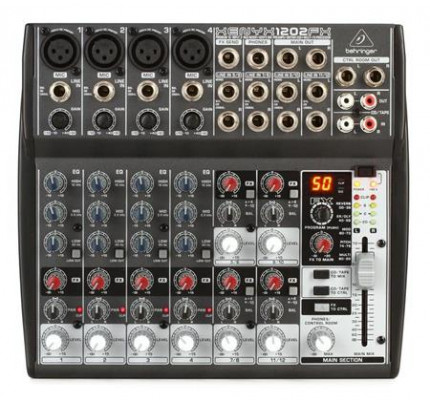 Mesa de Som Analógica de 12 canais Behringer Xenyx (1202FX‎)